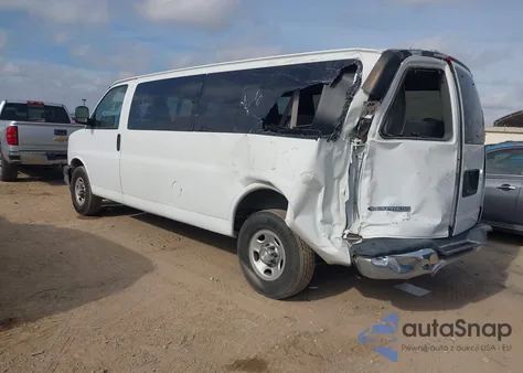 2019 Chevrolet Express 3500 Lt z USA, uszkodzony, nr VIN 1GAZGPFG2K1345374